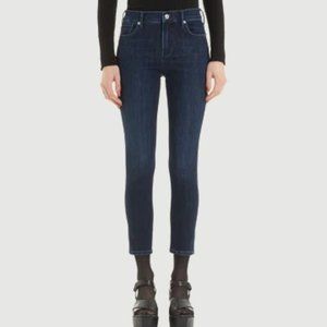 Agolde Sophie High Rise Skinny Crop Stretch in Honor Dark Wash Size 25 #A018-835